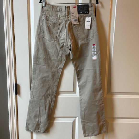 NWT Levi’s 514 khakis straight leg jeans 29 x 30 - Picture 2 of 9